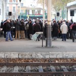 Rassemblement élus train 2 déc 2014 (1)